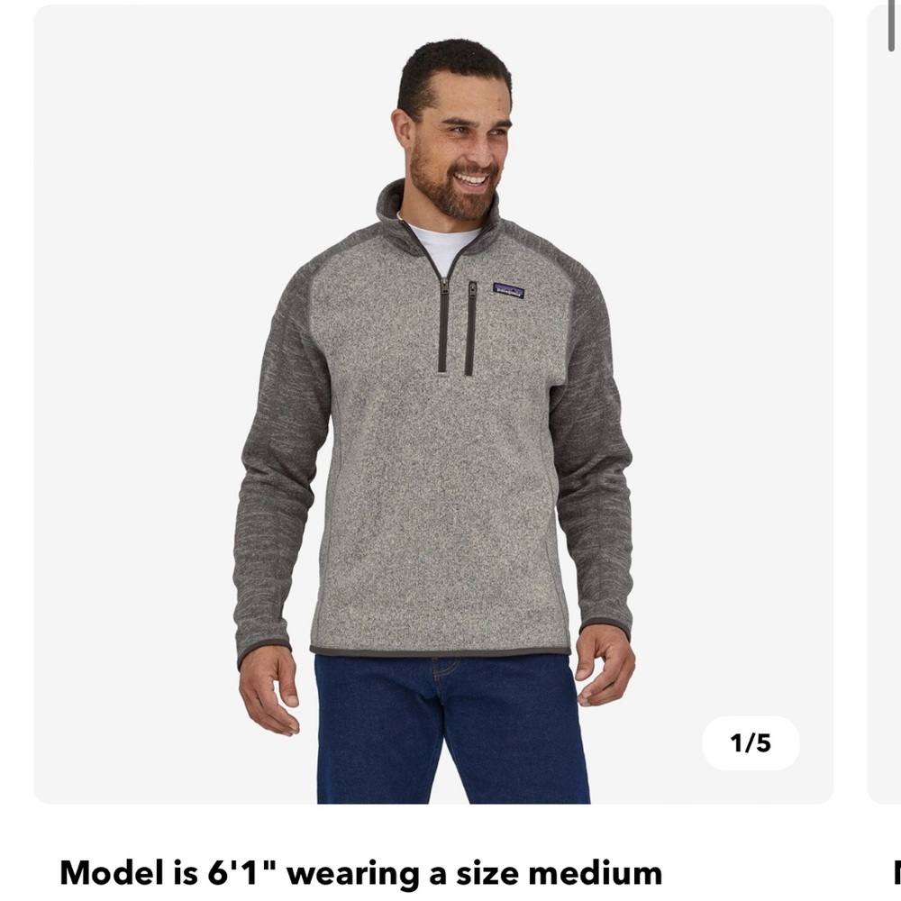 Men’s Patagonia Better Sweater 1/4 Zip Fleece